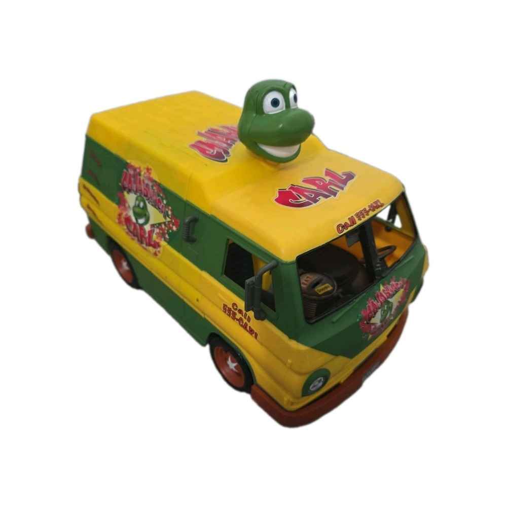 Playmates TMNT Cowabunga Carl Pizza Van 2006 Movie Vehicle Vintage Missing Pizza